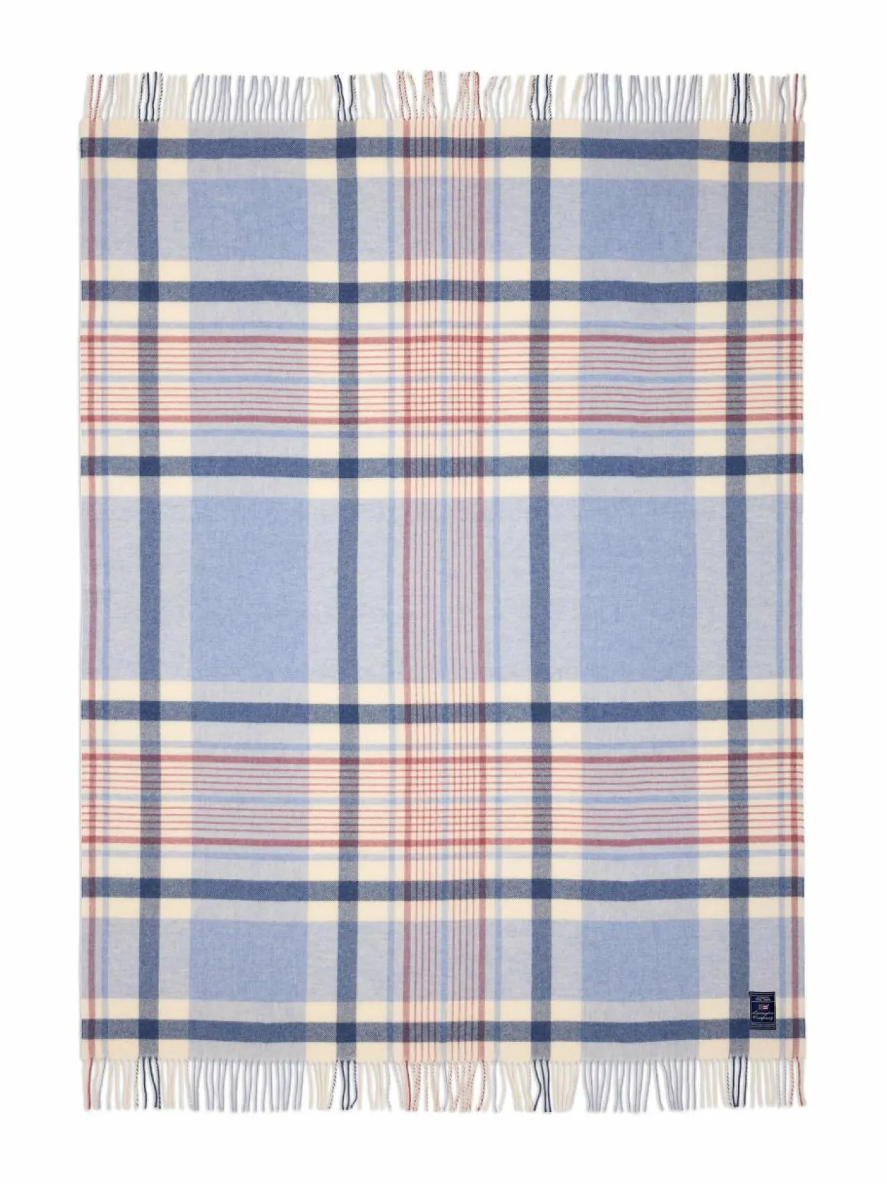 Huovat & Päiväpeitot|Lexington Ruudullinen villapeite 130 x 170 cm 5500-TH10 BLUE MULTI