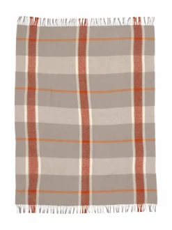 Huovat & Päiväpeitot|Pentik Ruutu -torkkupeitto, 130x170 cm ORANGE