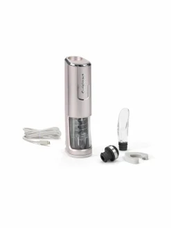 Muut Keittiölaitteet|Cuisinart RWO100E Cordless Wine Opener - langaton viinipullonavaaja + vakuumipumppu SILVER