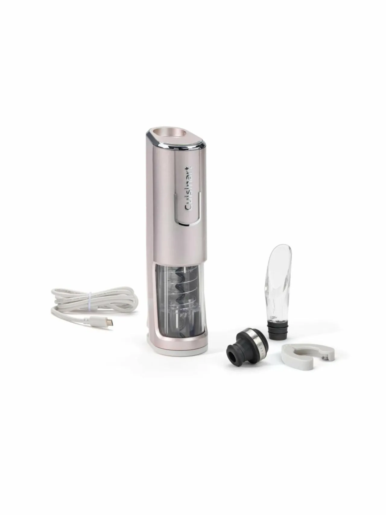 Muut Keittiölaitteet|Cuisinart RWO100E Cordless Wine Opener - langaton viinipullonavaaja + vakuumipumppu SILVER