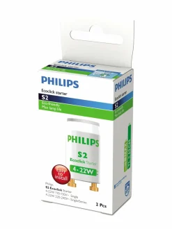 Lamput|Philips S2 4-22W SER 220-240V WH 2PF/10 -hehkusytytin WHITE