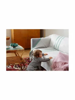 Huovat & Päiväpeitot|Lapuan Kankurit Saaga Uni -mohairvillahuopa VAALEANPUNAINEN