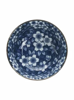 Lautaset & Kulhot|Tokyo Design Studio Sakura-posliinikulho 12,8 cm BLUE/WHITE