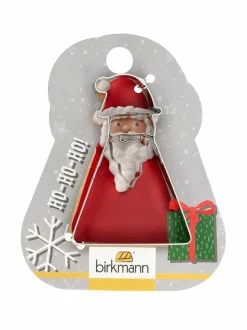Leivonta|Birkmann Santa Claus Geometric -piparkakkumuotti STEEL