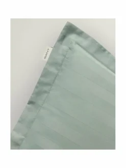 Liinavaatteet|Gant Home Sateen Striped ‑tyynyliina 50 x 60 cm 334 CLAY GREEN