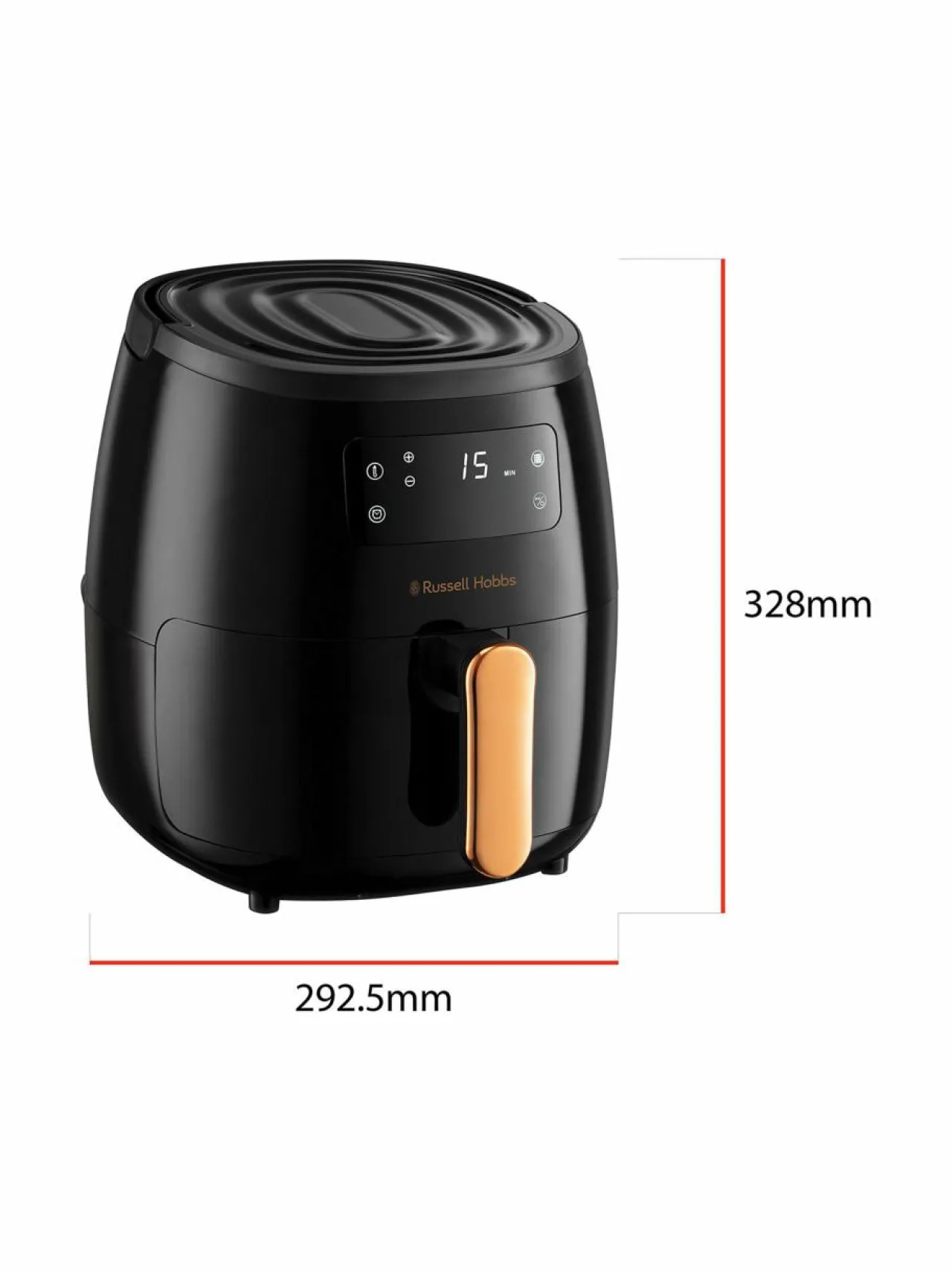 Muut Keittiölaitteet|Russell Hobbs Satisfry Air Large -ilmafriteerauskeitin, 5 l BLACK