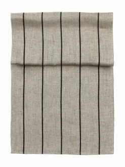 Sauna|Casa Stockmann Savu-pellavalaudeliina 47 x 150 cm PELLAVA/MUSTA