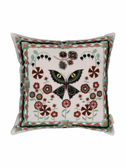 Sisustustyynyt|Klaus Haapaniemi & Co Scary Cat Velvet Cushion Cover -tyynynpäällinen GREY