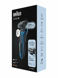 Ihokarvanpoisto|Braun Series 6 61-B1000s Wet & Dry -parranajokone BLACK