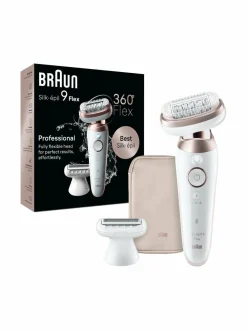Ihokarvanpoisto|Braun SES9030 Flex-3D Silk-épil 9 -epilaattori WHITE