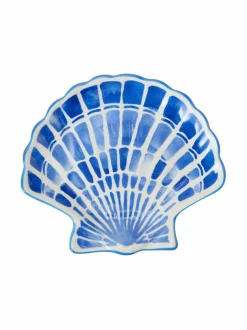 Tarjoiluastiat|Lexington Shell Small -tarjoiluastia WHITE/BLUE