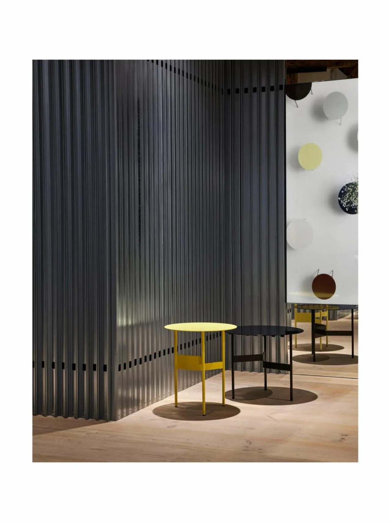 Pöydät|HAY Shim- sohvapöytä, Ø45 x K51 cm CUSTARD