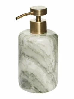 Kylpyhuonetarvikkeet|Villa Stockmann Siena Marble -saippua-annostelija GREEN