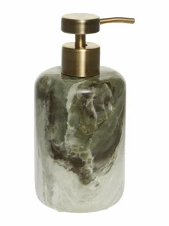 Kylpyhuonetarvikkeet|Villa Stockmann Siena Marble -saippua-annostelija GREEN