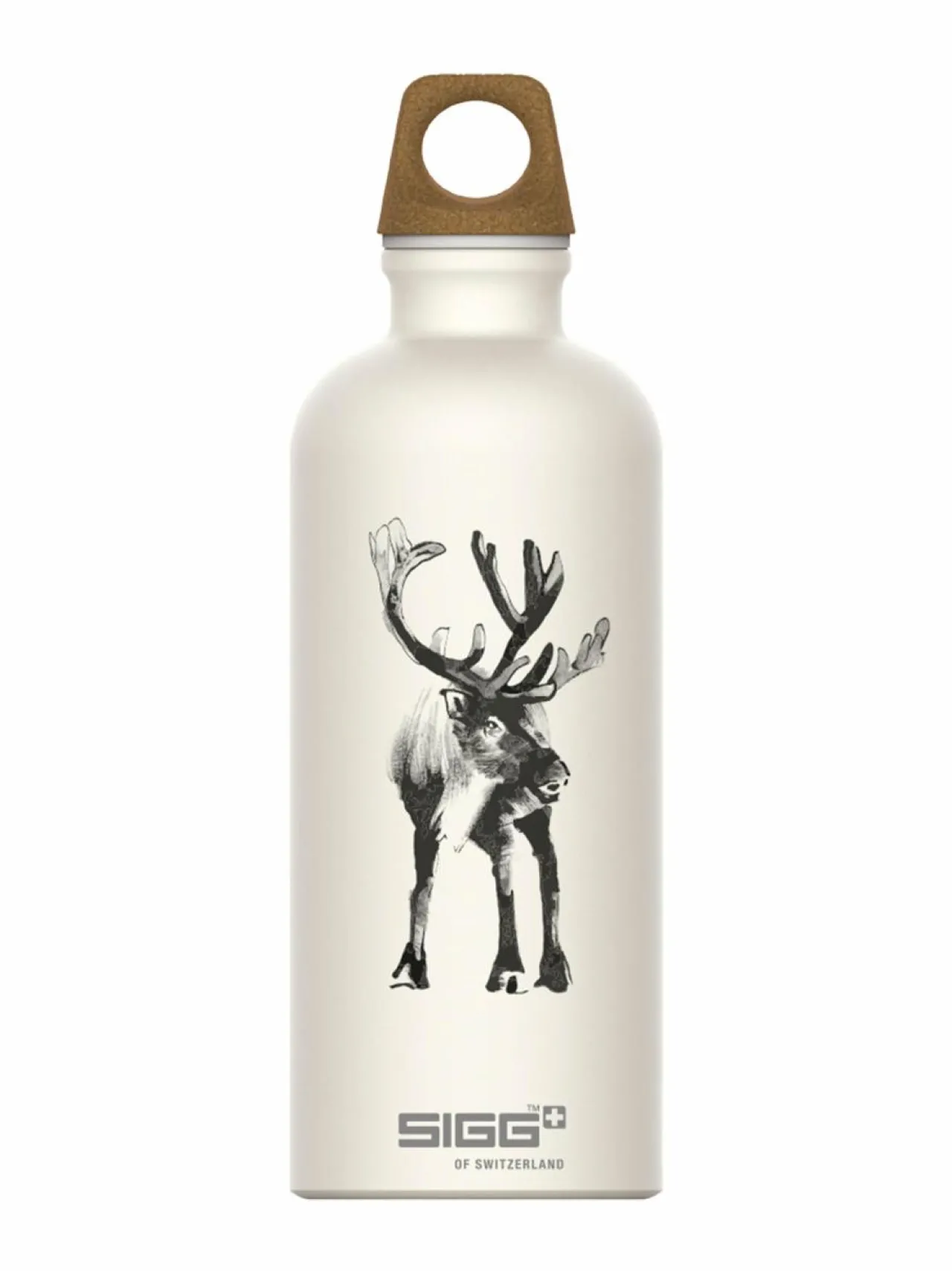 Tee, Kahvi & Vesi|Sigg x TJ Reindeer -juomapullo 0,6 l WHITE