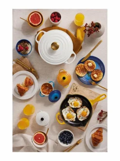 Keitto- & Paistoastiat|Le Creuset Signature Round -valurautapata 28 cm WHITE