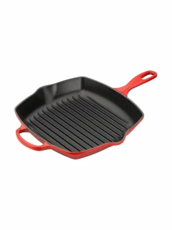 Keitto- & Paistoastiat|Le Creuset Signature-grillipannu ø 26 cm PUNAINEN