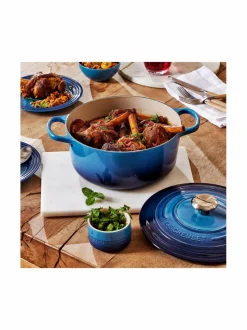 Keitto- & Paistoastiat|Le Creuset Signature-pyöreä valurautapata 4.2 l AZURE