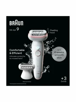 Ihokarvanpoisto|Braun Silk-épil 9 -epilaattori WHITE
