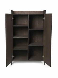 Lipastot & Tasot|Ferm Living Sill Low-kaappi DARK STAINED OAK