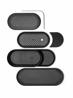 Keittiötarvikkeet|Brabantia SinkStyle Organiser -tiskipöydän järjestelijä GREY MINERAL INFINITE GREY