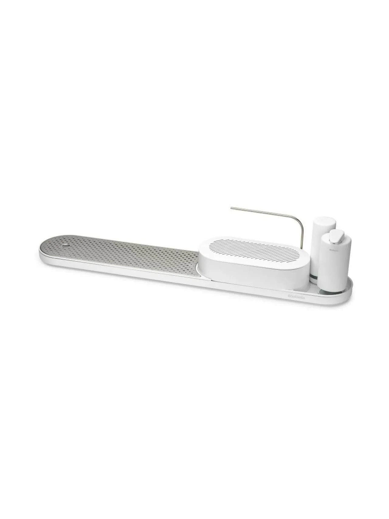 Keittiötarvikkeet|Brabantia SinkStyle Organiser -tiskipöytäsetti 3-osainen WHITE MINERAL FRESH WHITE