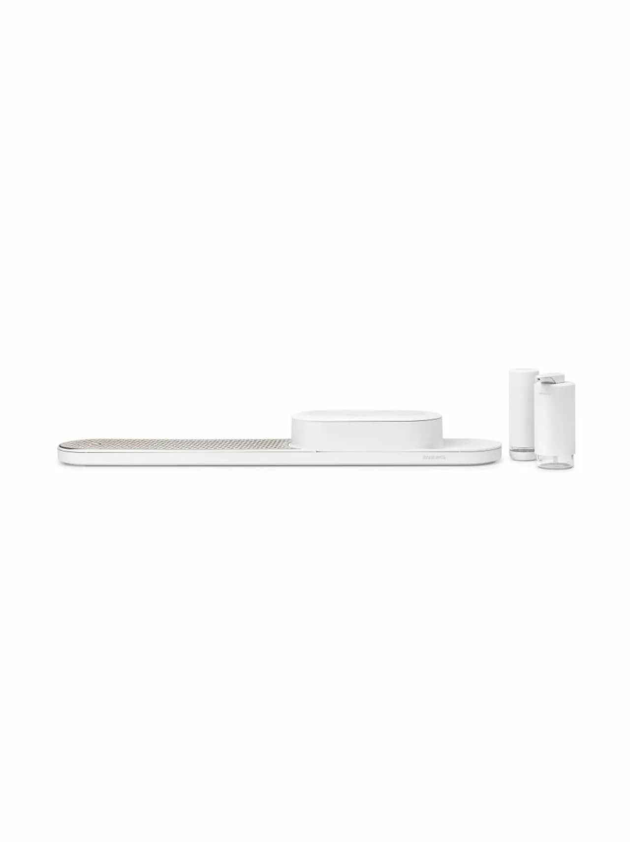 Keittiötarvikkeet|Brabantia SinkStyle Organiser -tiskipöytäsetti 3-osainen WHITE MINERAL FRESH WHITE