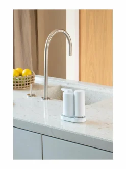 Keittiötarvikkeet|Brabantia SinkStyle- saippua-annostelijasetti 2 x 200 ml WHITE MINERAL FRESH WHITE