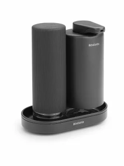 Keittiötarvikkeet|Brabantia SinkStyle- saippua-annostelijasetti 2 x 200 ml GREY MINERAL INFINITE GREY