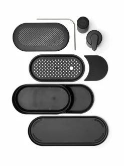 Keittiötarvikkeet|Brabantia SinkStyle -tiskipöydän järjestelysetti GREY MINERAL INFINITE GREY