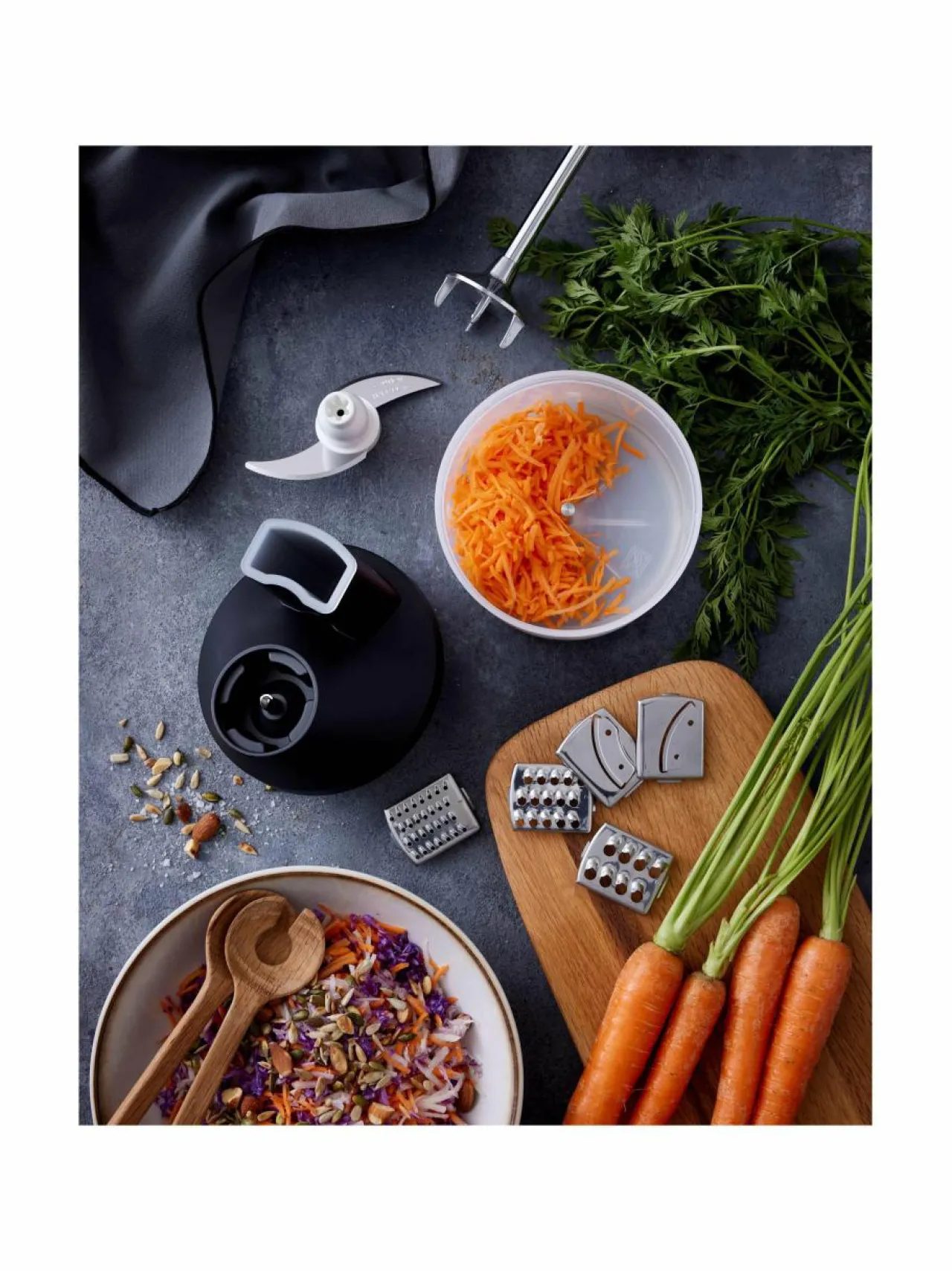 Vatkaimet & Sekoittimet|Bamix SliceSy®- lisäosa -sauvasekoittimeen BLACK