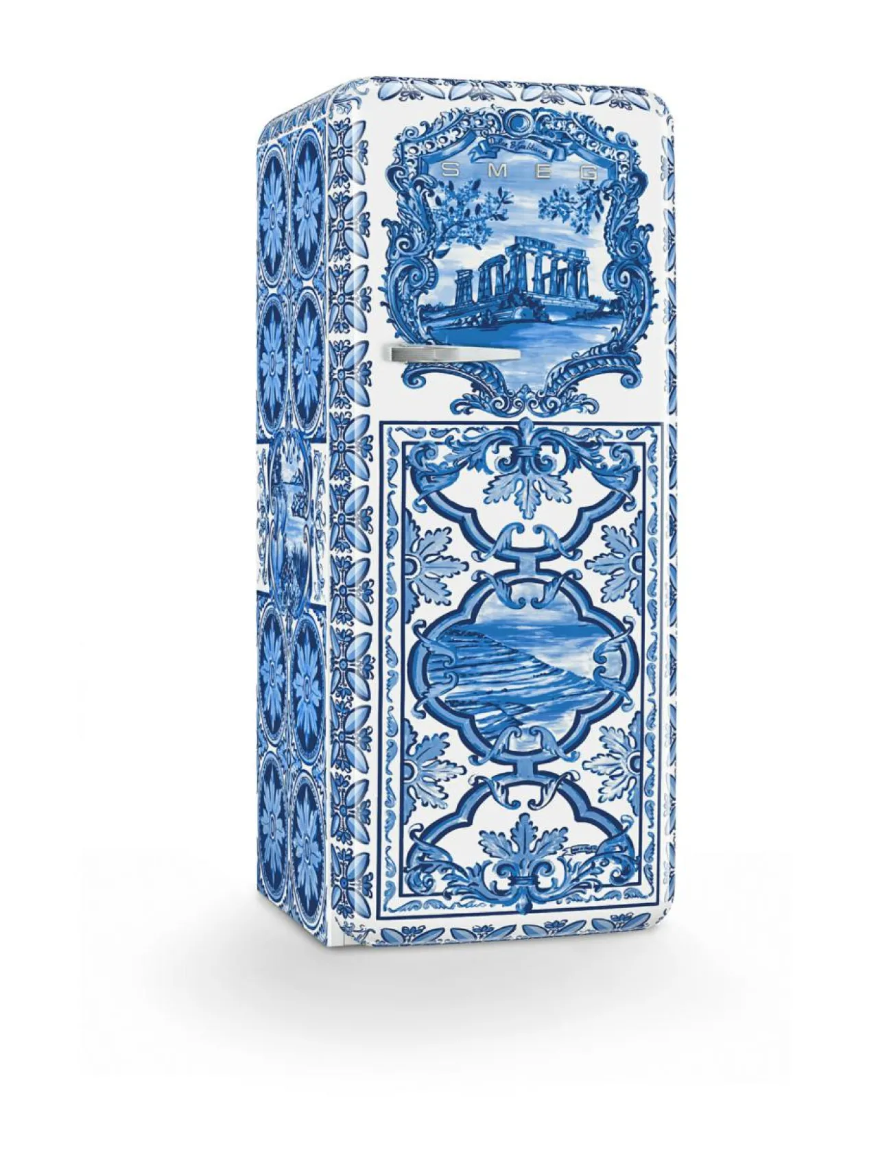Jääkaapit Ja Pakastimet|Smeg Dolce & Gabbana Blu Mediterraneo FAB28RDGME5 jääkaappi