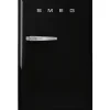 Jääkaapit Ja Pakastimet|Smeg FAB10HRBL6 Happy Bar jääkaappi, musta oikeakätinen