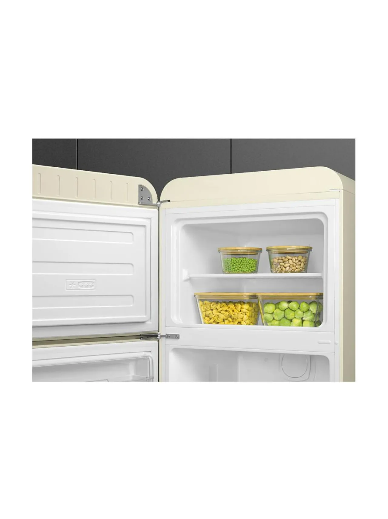 Jääkaapit Ja Pakastimet|Smeg FAB30LCR5 Jääkaappi, kermanvalkoinen vasenkätinen