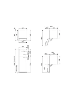 Jääkaapit Ja Pakastimet|Smeg FAB30LPK5 -jääkaappipakastin, pinkki vasenkätinen