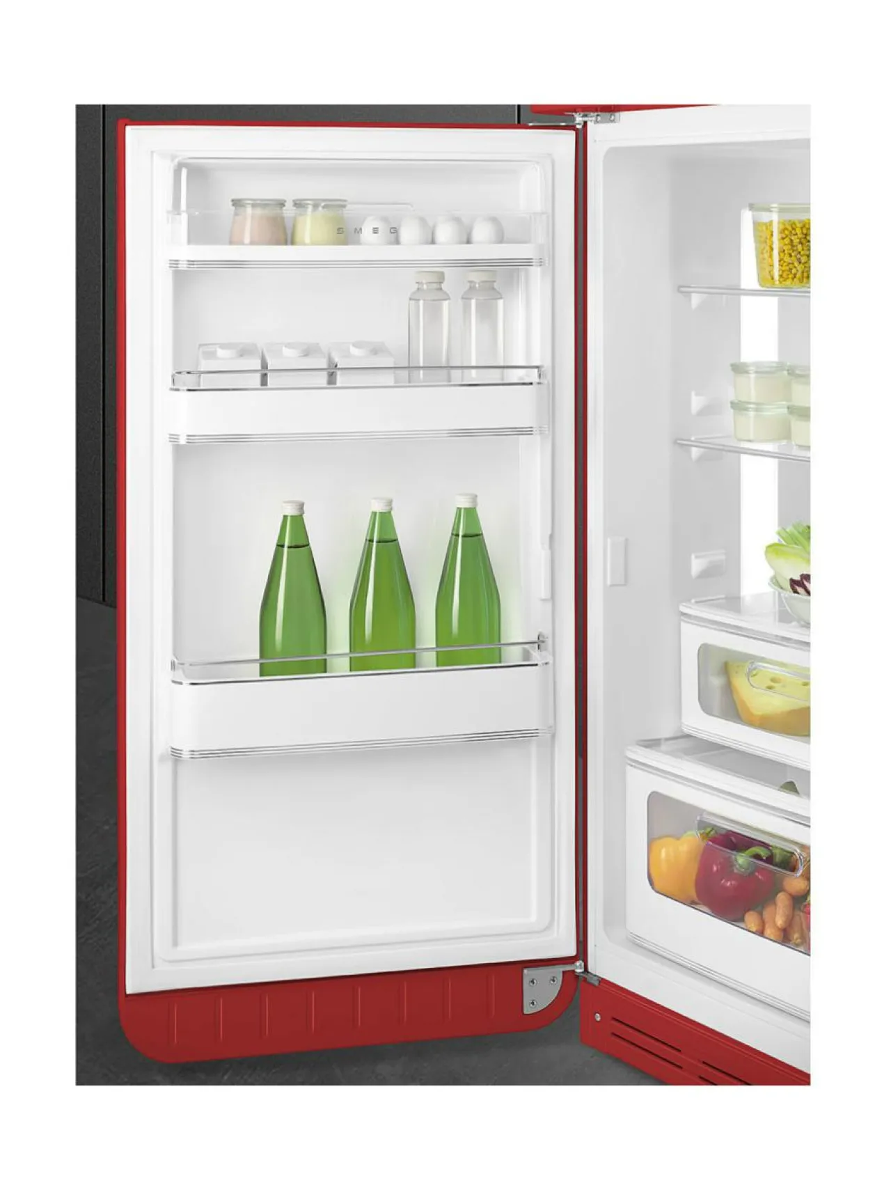 Jääkaapit Ja Pakastimet|Smeg FAB30LRD5 -jääkaappipakastin, punainen vasenkätinen