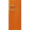 Jääkaapit Ja Pakastimet|Smeg FAB30ROR5 -jääkaappipakastin, oranssi oikeakätinen