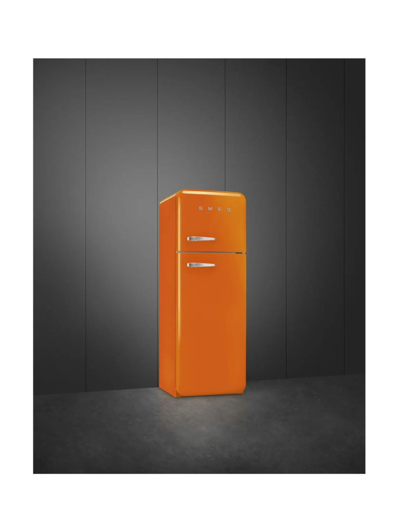 Jääkaapit Ja Pakastimet|Smeg FAB30ROR5 -jääkaappipakastin, oranssi oikeakätinen