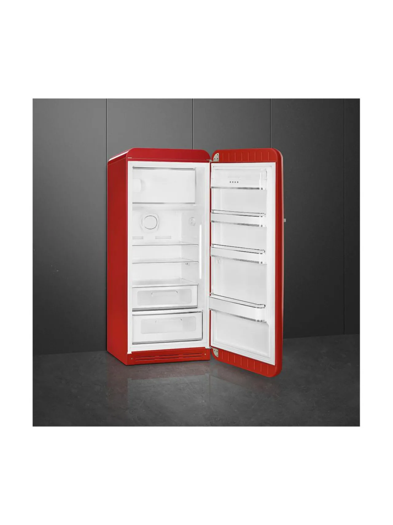 Jääkaapit Ja Pakastimet|Smeg FAB28RRD5 Jääkaappi, punainen oikeakätinen