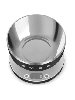 Keittiötarvikkeet|Smeg KSC01BLMWW ladattava keittiövaaka, musta