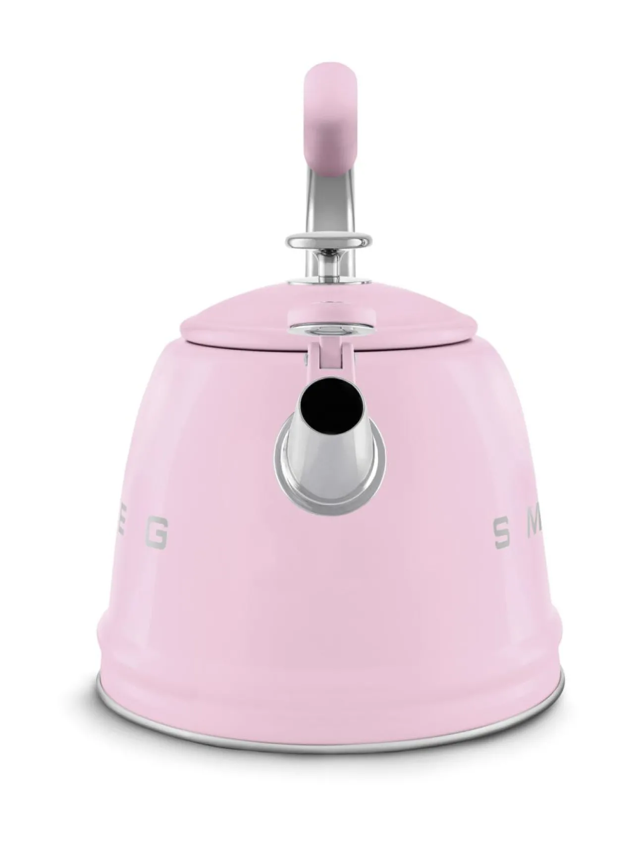 Tee, Kahvi & Vesi|Smeg viheltävä vesipannu WKF01PK, vaaleanpunainen