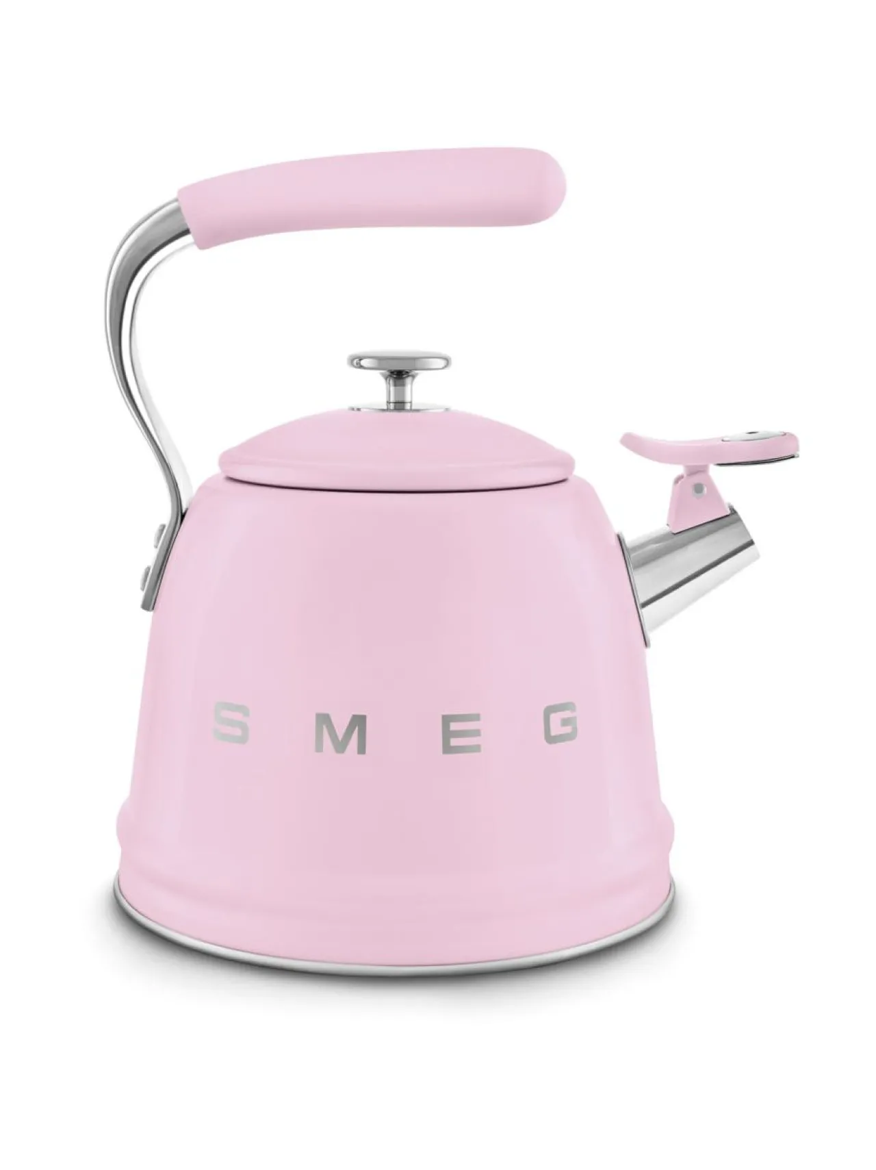 Tee, Kahvi & Vesi|Smeg viheltävä vesipannu WKF01PK, vaaleanpunainen