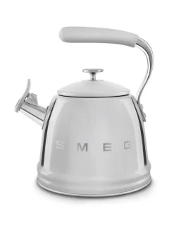 Tee, Kahvi & Vesi|Smeg viheltävä vesipannu WKF01SS, teräs