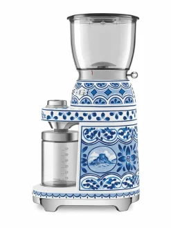 Kahvin- & Vedenkeittimet|Smeg x Dolce & Gabbana "Blu Mediterraneo" -kahvimylly WHITE &AMP; BLUE