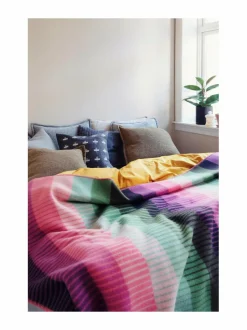 Sisustustyynyt|Røros Tweed Åsmund Gradient -sisustustyyny 50 x 50 cm PINK GREEN