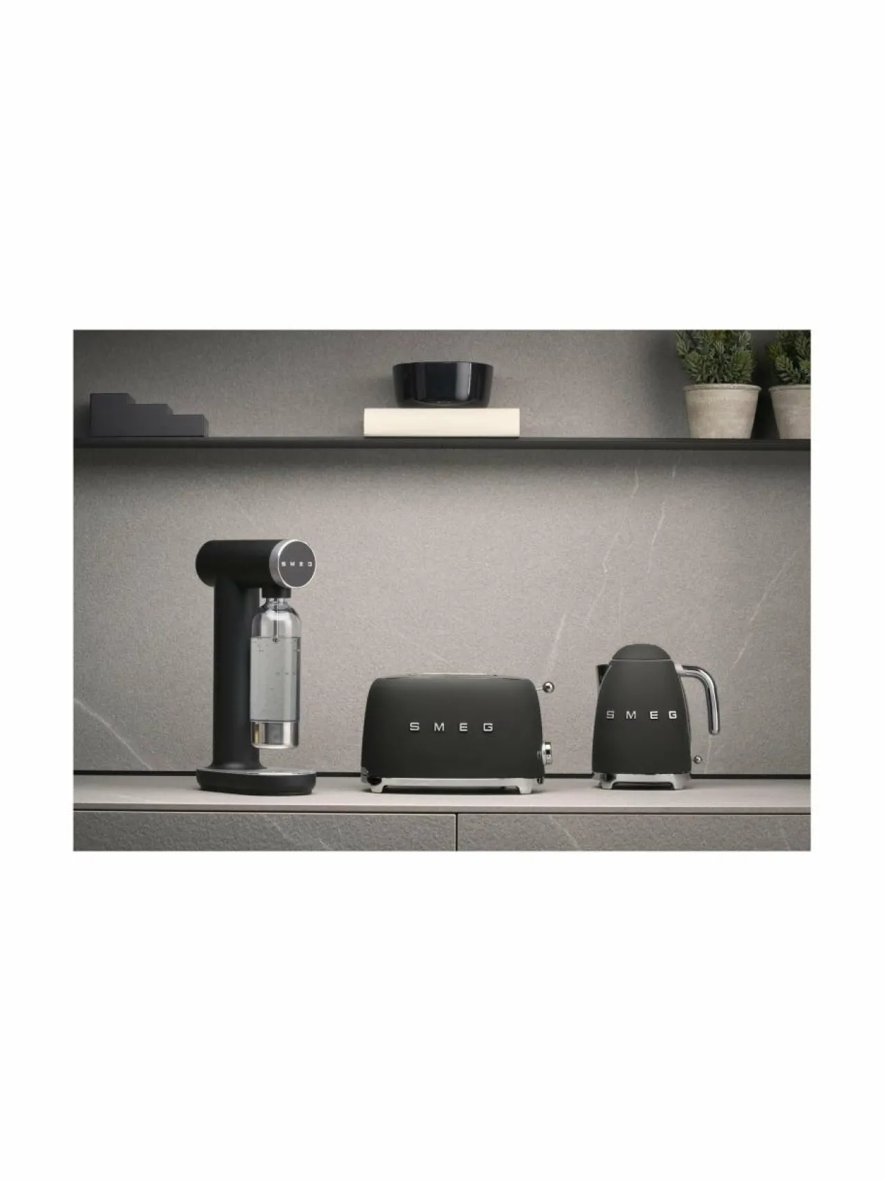 Muut Keittiölaitteet|Smeg Soda Maker -hiilihapotuslaite BLACK