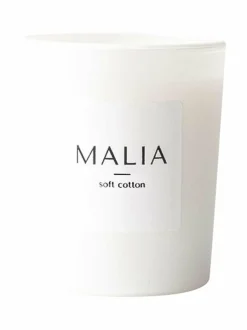 Huonetuoksut & Tuoksukynttilät|Malia Soft cotton -kynttilä 75 g NOCOL