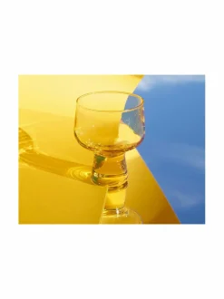 Lasit|Iittala Solare Goblet -juomalasit 2-pack FIRE YELLOW