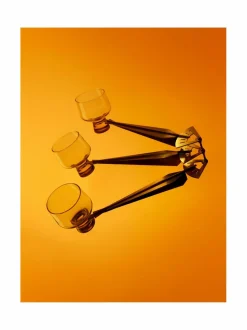 Lasit|Iittala Solare Goblet -juomalasit 2-pack FIRE YELLOW
