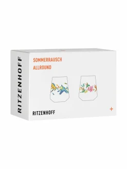 Lasit|Ritzenhoff Sommerrausch Allround -lasi YELLOW GREEN BLUE